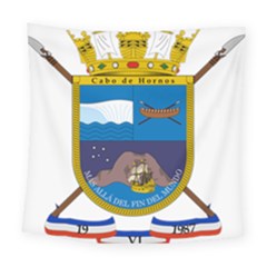 Coat Of Arms Of Cabo De Hornos Square Tapestry (large) by abbeyz71