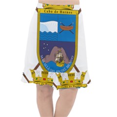 Coat Of Arms Of Cabo De Hornos Fishtail Chiffon Skirt by abbeyz71