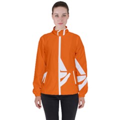 Proposed Flag Of Antarctica Women s High Neck Windbreaker by abbeyz71