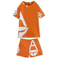 Proposed Flag Of Antarctica Kids  Swim Tee And Shorts Set by abbeyz71