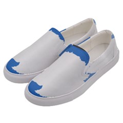 Waving Proposed Flag Of Antarctica Men s Canvas Slip Ons by abbeyz71