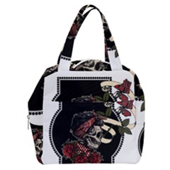 Skull Rose Fantasy Dark Flowers Boxy Hand Bag by Sudhe