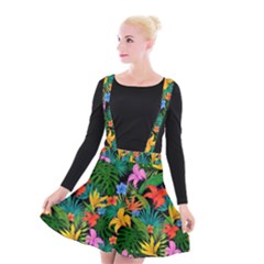 Flowers 4 Suspender Skater Skirt