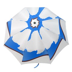 Waving Proposed Flag of Antarctica Folding Umbrellas