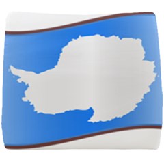 Waving Proposed Flag of Antarctica Seat Cushion