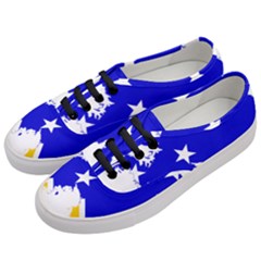 Chilean Magallanes Region Flag Map Of Antarctica Women s Classic Low Top Sneakers by abbeyz71