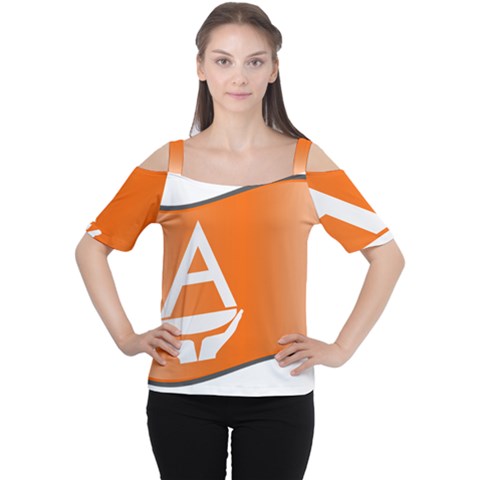 Waving Proposed Flag Of Antarctica Cutout Shoulder Tee by abbeyz71