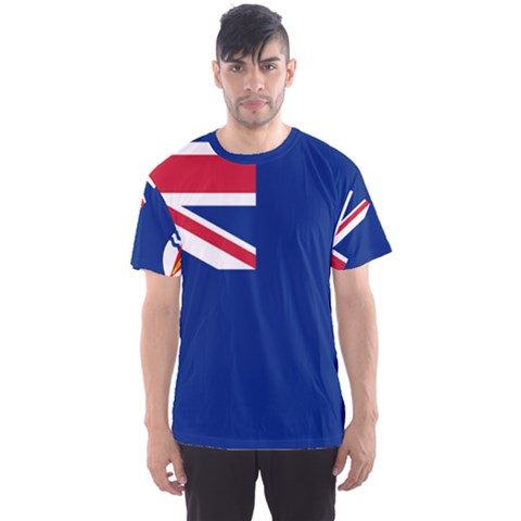 Government Ensign Of The British Antarctic Territory Men s Sports Mesh Tee by abbeyz71