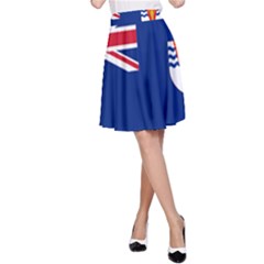 Government Ensign Of The British Antarctic Territory A-line Skirt