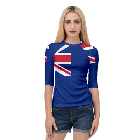 Government Ensign Of The British Antarctic Territory Quarter Sleeve Raglan Tee by abbeyz71