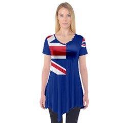 Government Ensign Of The British Antarctic Territory Short Sleeve Tunic  by abbeyz71