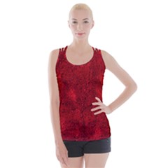 Bright Red Dream Criss Cross Back Tank Top 