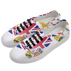 Waving Flag Of The British Antarctic Territory Women s Classic Low Top Sneakers by abbeyz71