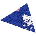 Flag of the French Southern and Antarctic Lands, 1958 Wooden Puzzle Triangle View2