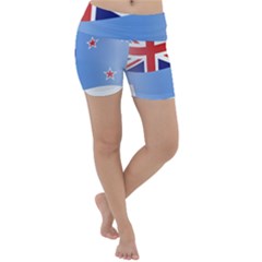 Waving Proposed Flag Of The Ross Dependency Lightweight Velour Yoga Shorts by abbeyz71