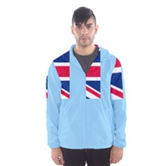 Proposed Flag Of The Australian Antarctic Territory Men s Hooded Windbreaker by abbeyz71