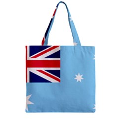 Proposed Flag Of The Australian Antarctic Territory Zipper Grocery Tote Bag by abbeyz71