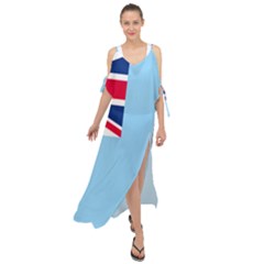 Proposed Flag Of The Australian Antarctic Territory Maxi Chiffon Cover Up Dress by abbeyz71
