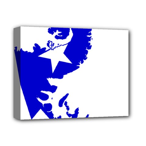 Magallanes Region Flag Map Of Chilean Antarctic Territory Deluxe Canvas 14  X 11  (stretched) by abbeyz71