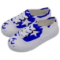 Magallanes Region Flag Map Of Chilean Antarctic Territory Kids  Classic Low Top Sneakers by abbeyz71