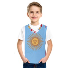 Unofficial Flag Of Argentine Cordoba Province Kids  Sportswear by abbeyz71