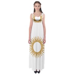 Flag of Argentine Cordoba Province Empire Waist Maxi Dress