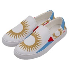 Flag Of Argentine Cordoba Province Men s Canvas Slip Ons by abbeyz71