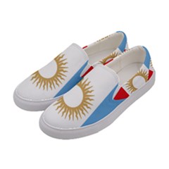 Flag Of Argentine Cordoba Province Women s Canvas Slip Ons by abbeyz71