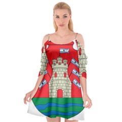 Coat Of Arms Of Argentine Cordoba Province Cutout Spaghetti Strap Chiffon Dress by abbeyz71