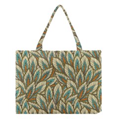 Tropical leaves Medium Tote Bag