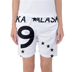 Alaska Route 9 Shield Women s Basketball Shorts by abbeyz71