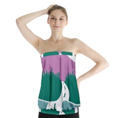 National Forest Scenic Byway Highway Marker Strapless Top by abbeyz71