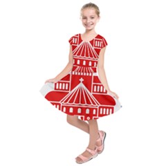 Coat Of Arms Of Helsingborg Kids  Short Sleeve Dress by abbeyz71