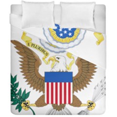 Greater Coat Of Arms Of The United States Duvet Cover Double Side (california King Size) by abbeyz71