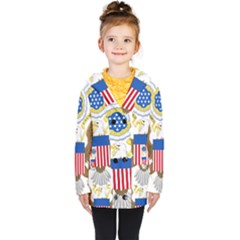 Greater Coat Of Arms Of The United States Kids  Double Breasted Button Coat by abbeyz71