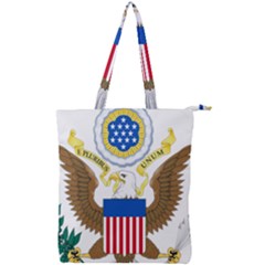 Greater Coat Of Arms Of The United States Double Zip Up Tote Bag by abbeyz71