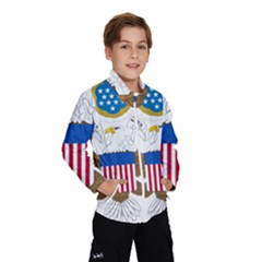 Greater Coat Of Arms Of The United States Kids  Windbreaker by abbeyz71