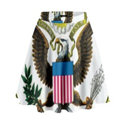 Great Seal Of The United States - Obverse  High Waist Skirt by abbeyz71