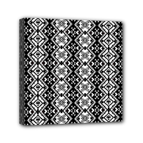 Black And White-3 Mini Canvas 6  X 6  (stretched) by ArtworkByPatrick