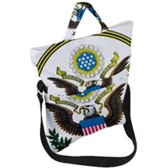 Great Seal Of The United States - Obverse  Fold Over Handle Tote Bag by abbeyz71