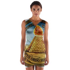 Great Seal Of The United States - Reverse Wrap Front Bodycon Dress by abbeyz71