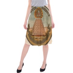 Great Seal Of The United States - Reverse Midi Beach Skirt by abbeyz71