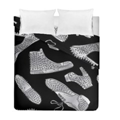 Pattern Shiny Shoes Duvet Cover Double Side (full/ Double Size) by Sudhe