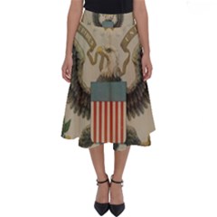 Great Seal Of The United States - Obverse Perfect Length Midi Skirt by abbeyz71