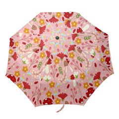 Floral Surface Pattern Design Folding Umbrellas by Sudhe