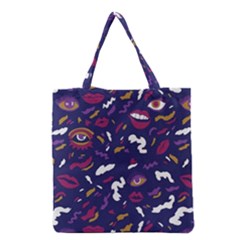 Pattern Burton Galmour Grocery Tote Bag by Sudhe