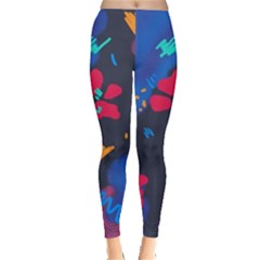 Patterns Rosebuds Leggings  by Sudhe