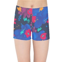 Patterns Rosebuds Kids  Sports Shorts by Sudhe