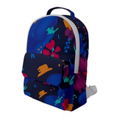 Patterns Rosebuds Flap Pocket Backpack (large) by Sudhe