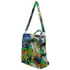 Artistic Nature Painting Crossbody Backpack by Sudhe